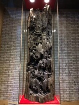 Root carving ornaments Tree root cliff cypress flower stand Taihang living room Natural log crafts Natural casual characters Animals