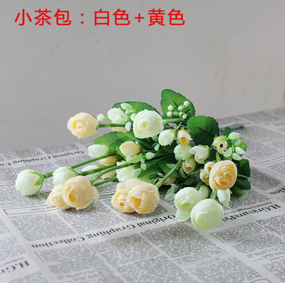 Simulation flower small tea mei desktop decoration suit silk flowers superdense flower heads key-2 luxury furnishing articles home sitting room adornment