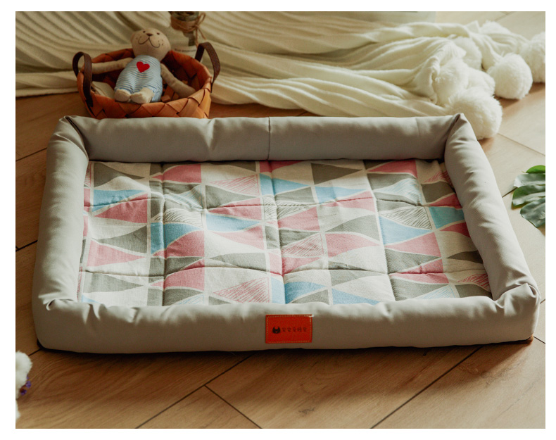 Chuồng chó nhỏ Teddy mat mat mùa hè lưới mèo đỏ xả rác thú cưng trung bình luật chống lại Keji cung cấp đầy đủ - Cat / Dog hàng ngày Neccessities Bát đựng thức ăn cho chó