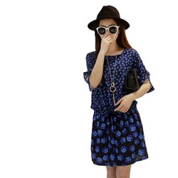 Naixin allows you to dress well and customize 1941 European and American high-end Korean spring and summer women's clothing prints