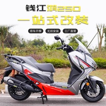 Suitable for Hong 250 commemorative edition guard bar modified anti-fall bar shelf front and rear bumper QJ250T-9 special