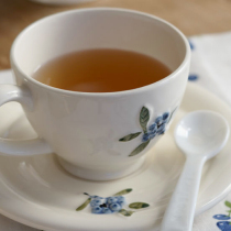 〈Aomori Canteen〉Made in Japan studio m European style Afternoon Tea Exquisite Blueberry milk tea pot Dessert cup and saucer