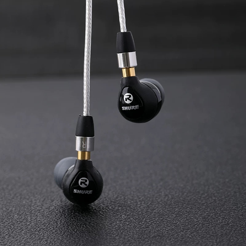 Шур SE112-BT1 Bluetooth наушники, высокий уровень звукоизоляции, спортивная модель, MMCX адаптация наушника, чип Qualcomm, водонепроницаемость IPX4