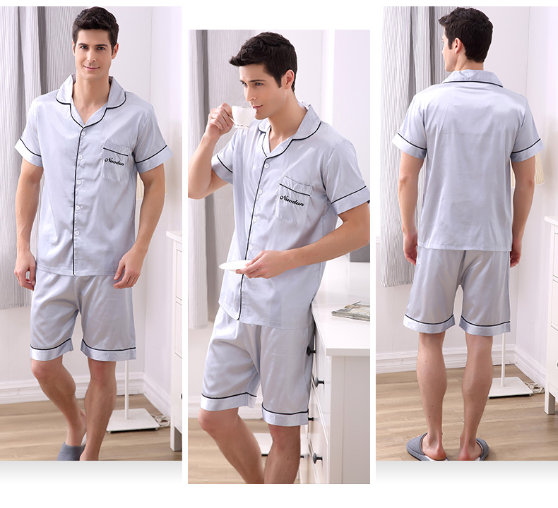 Pyjama mixte en Polyester Polyester  à manche courte - Ref 3005656 Image 13