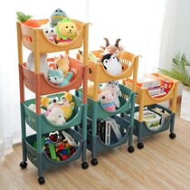 Toy storage rack large capacity super large snack storage artifact basketball rack multi-layer plastic storage basket