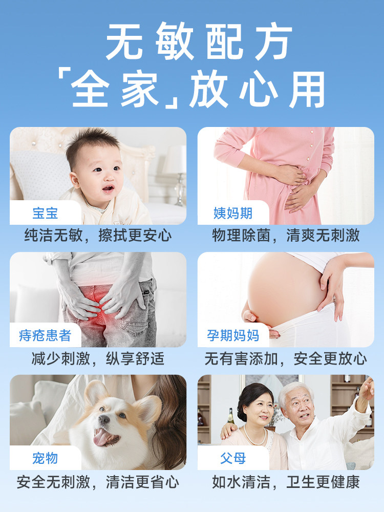 Deeyeo Wall-Mounted Wet Toilet Paper, 80 Sheets Per Pack, 12 Packs, Economical Family Pack, Women's Special Toilet