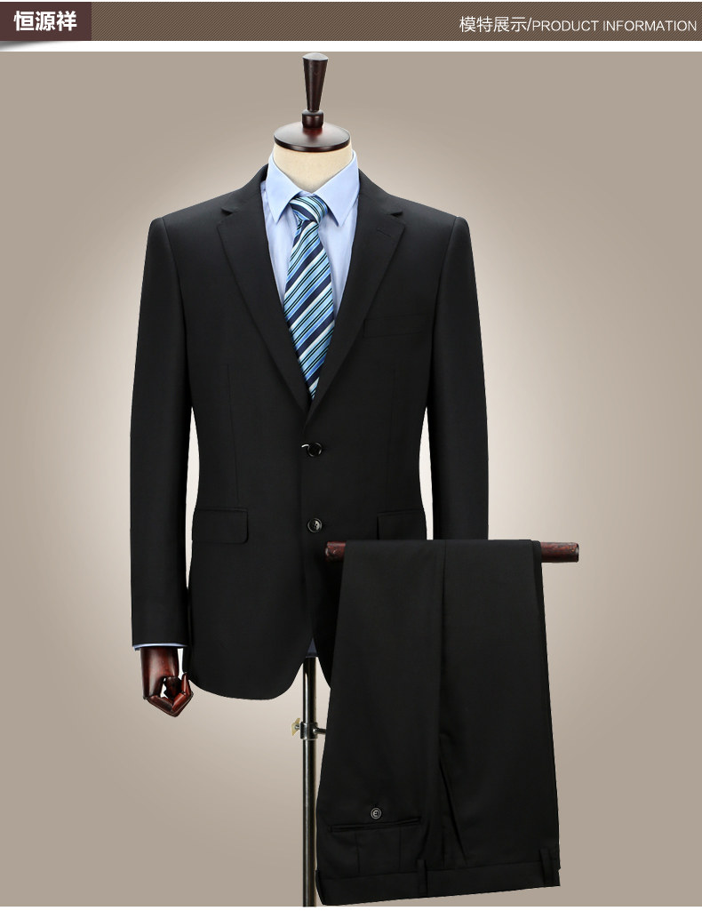 Costume homme en laine pour automne - Ref 1564129 Image 19