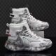 Li Yuxin men's winter fur integrated plus velvet warm cotton shoes Northeast snow boots cold-proof high-top sports shoes