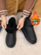 Li Yuxin snow boots men's winter velvet warm thickened bread cotton boots men's fur integrated cold-proof cotton shoes