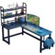 Corner Gaming Table Carbon Fiber Double Computer Desk Desktop Home Table Bedroom Study Writing All-In-One Table Gaming Table