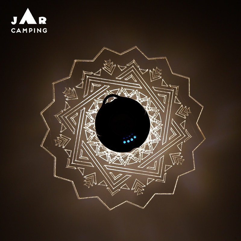 WOOKOO Outdoor Camping (Goal Zero) Lampshade Lamp Cover Accessories Acrylic Lampshade Camp Light Decoration