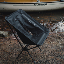 Tillak outdoor camping chair blackened ultra-light portable folding moon chair leisure table and chair set fishing chair