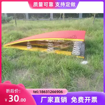 Troop S type springboard gymnastics elastic springboard pommel horse spring pedal training Trojan gymnastics adult