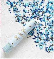 Морской синий контент - это бумажный круглый планшет