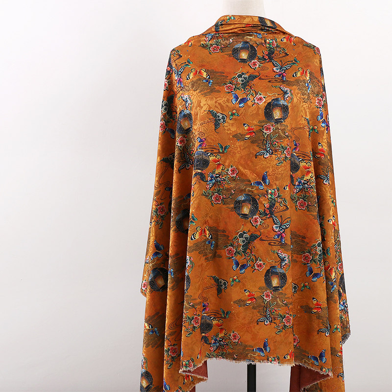Heavy weight rose jacquard fabric fall and winterdresscheongsamoutwear  fabric! the ancient jacquard cloth is cut into