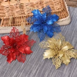 Рождественский золотой красный декор, аксессуар, подвеска