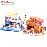 Рождественский детский декор, домик, 3D, рождественский подарок, подарок на день рождения