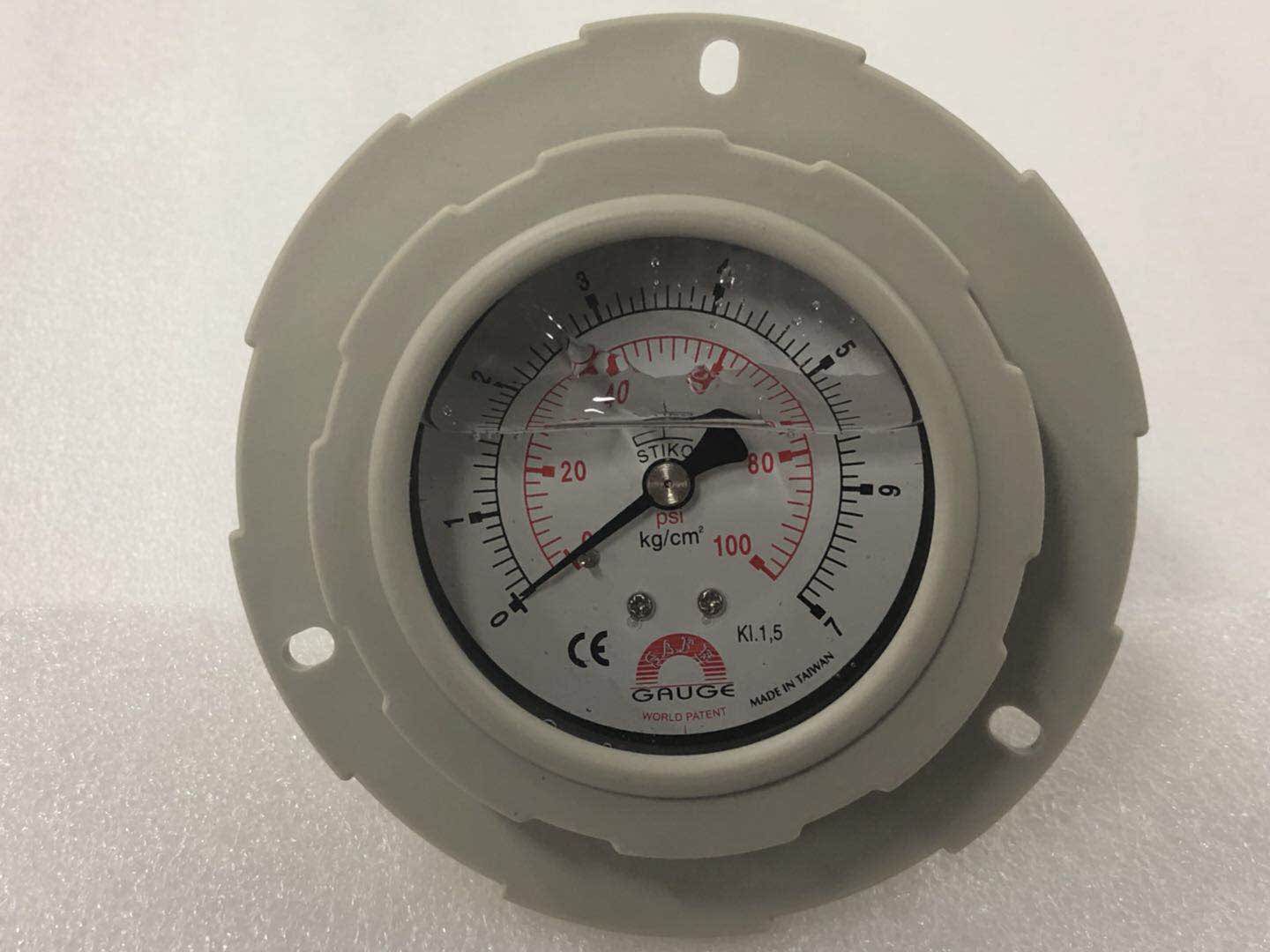 GF-AFH1V Taiwan Hutchison SAFE-GAUGE diaphragm pressure meter axial PT1 4 teeth 4 7KG