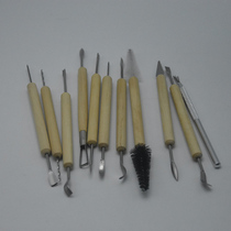 Satisfied pottery 11-piece lace suit sculpture clay sculpture tool pottery tool belt kit