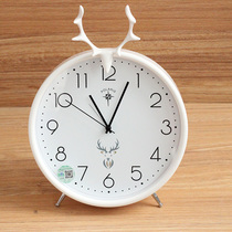 Polaris bedroom clock desktop table clock desk desk home sitting clock silent clock pendulum clock living room simple modern