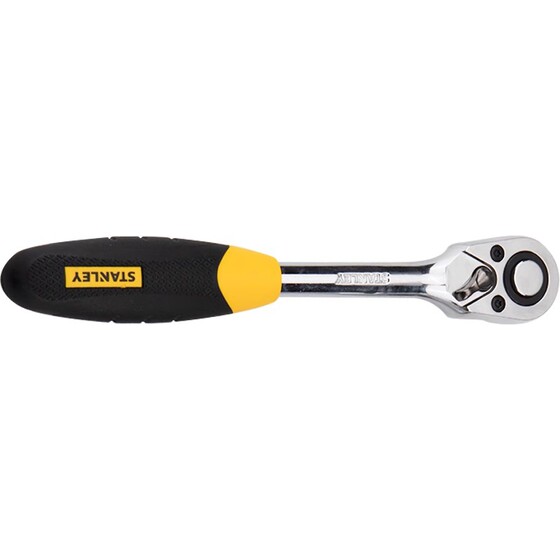 Stanley Tools 6.3/10/12.5mm 고무 손잡이 퀵 릴리스 래칫 렌치 78-066/067/068-23