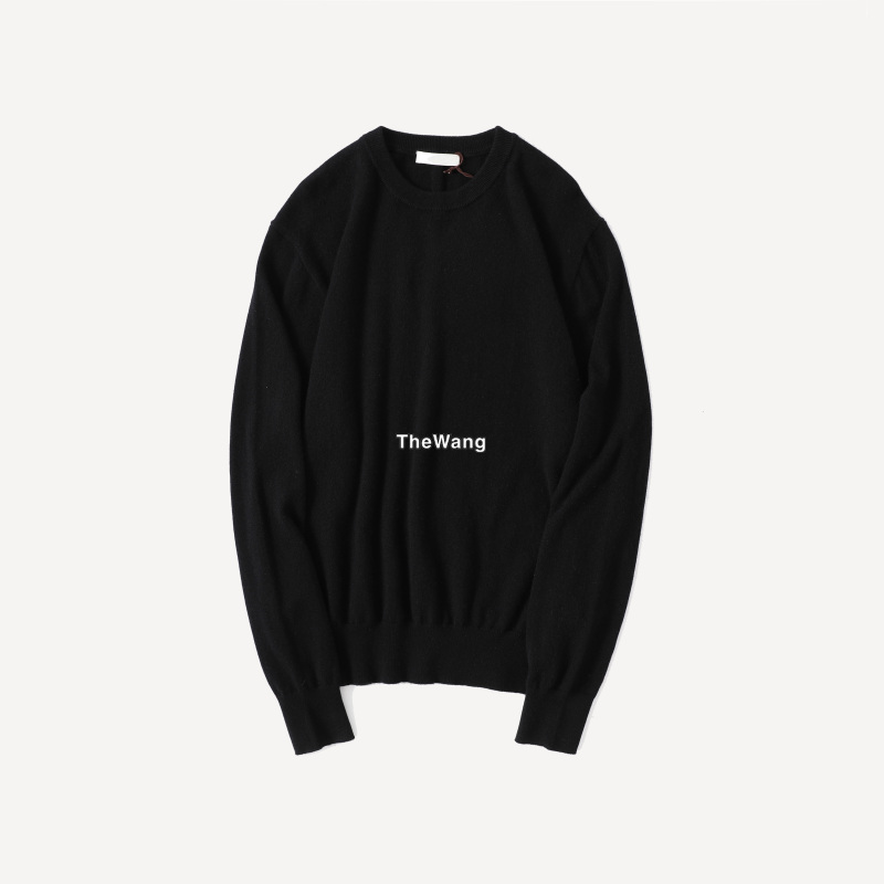 Row26Fwbenji Consinee 30% Cashmere 70% Wool Crew Neck Sweater Unisex High-Quality Knitwear Row26Fwbenji Consinee 30% Cashmere 70% Wool Crew Neck Sweater Unisex High-Quality Knitwear