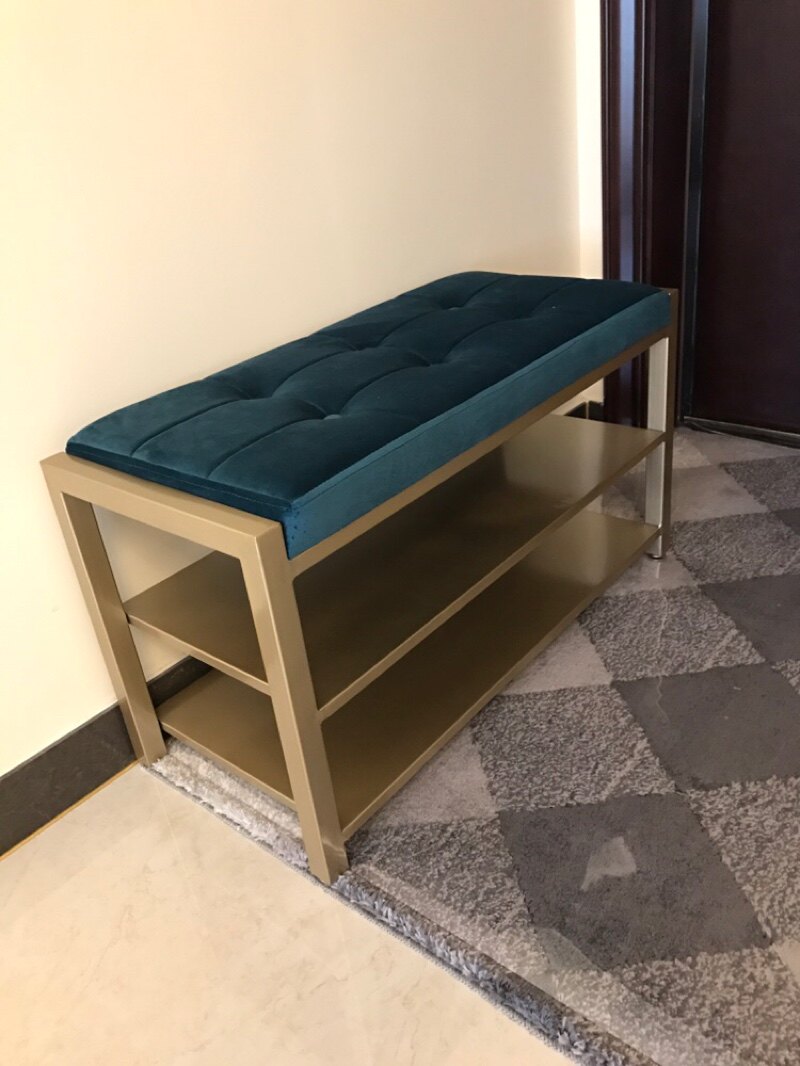 Nordic modern shoe changing stool simple creative sofa stool bench bench bedroom bed end stool clothing store fitting stool