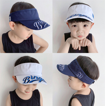 Boy sunscreen hat spring and autumn leisure baby thin travel shade cap girl summer without top baseball cool hat