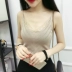 Mùa hè mới của phụ nữ phiên bản Hàn Quốc của cổ chữ V nhỏ yếm hoang dã ren đan tay áo ngoài áo vest nữ hàn quốc Áo ba lỗ