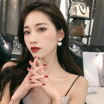 Hong Kong trendy Temperament Sponge Pearl Loving Earrings 2022 New Temperament Personality a Sister Exaggerated Earrings