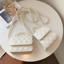 Small Crowdinger Chain Pack Bag Women 2022 Summer New Fashion Mini Skew Satchel Bag Ins 100 lap single shoulder bag