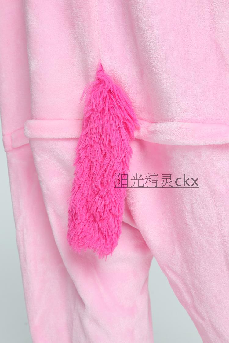 Tianma Unicorn con thú phim hoạt hình Xiêm đồ ngủ flannel nhà vệ sinh phiên bản động vật nam và nữ trẻ em người lớn cha mẹ và con bộ jumpsuit hoạt hình cho bé và mẹ
