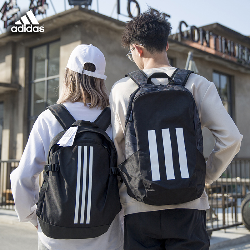Adidas backpack men's official website flagship store 2021 new schoolbag size high school women's backpack BR5864