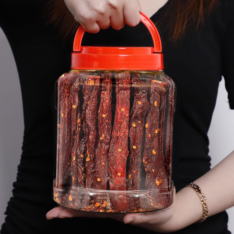 Air-Dried Chicken Jerky, Chicken Breast Jerky, Low-Calorie Snacks, Chewy, Low-Fat, Ready-To-Eat, Satisfying Cravings, Leisure Snacks
