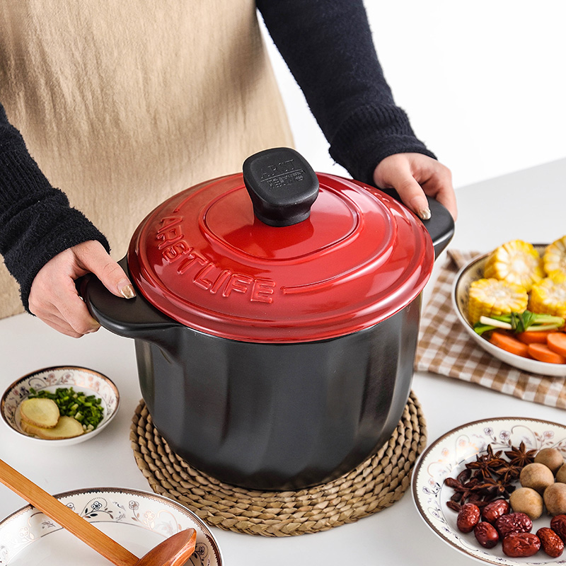 Ya cheng DE stew casserole soup pot casserole stew ceramic household pot soup flame to hold to high temperature gas in large saucepan