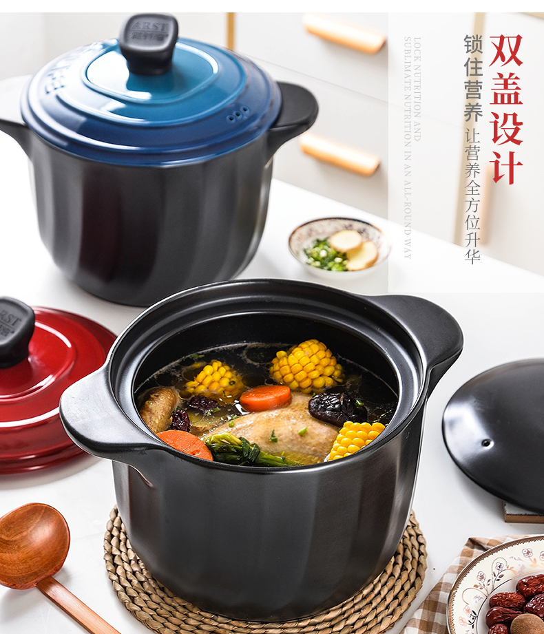 Ya cheng DE stew casserole soup pot casserole stew ceramic household pot soup flame to hold to high temperature gas in large saucepan