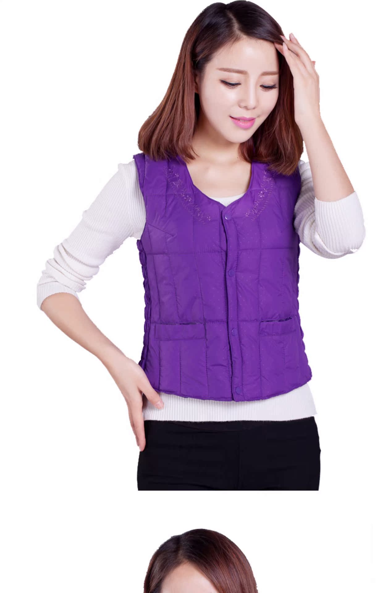 [Đặc biệt hàng ngày] mùa thu và mùa đông mặc vest vest cotton cá nhân ấm áp vest mẹ váy nữ