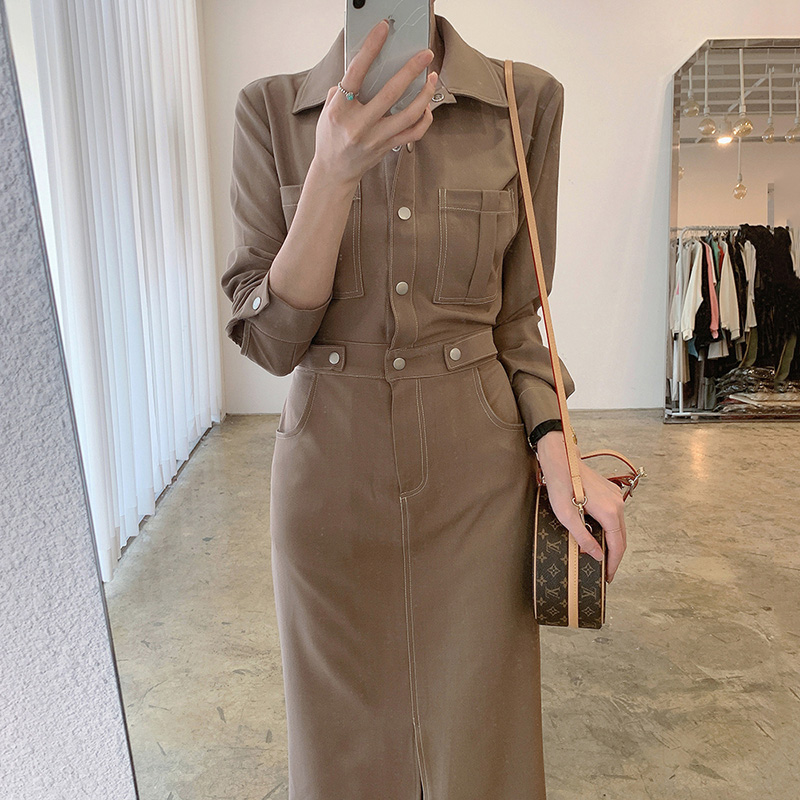 Large Size Collider Color Bright Line Design Sensation Ocean Dress Women's Summer New Light Cooked Breeze Famous for a long version of the dress