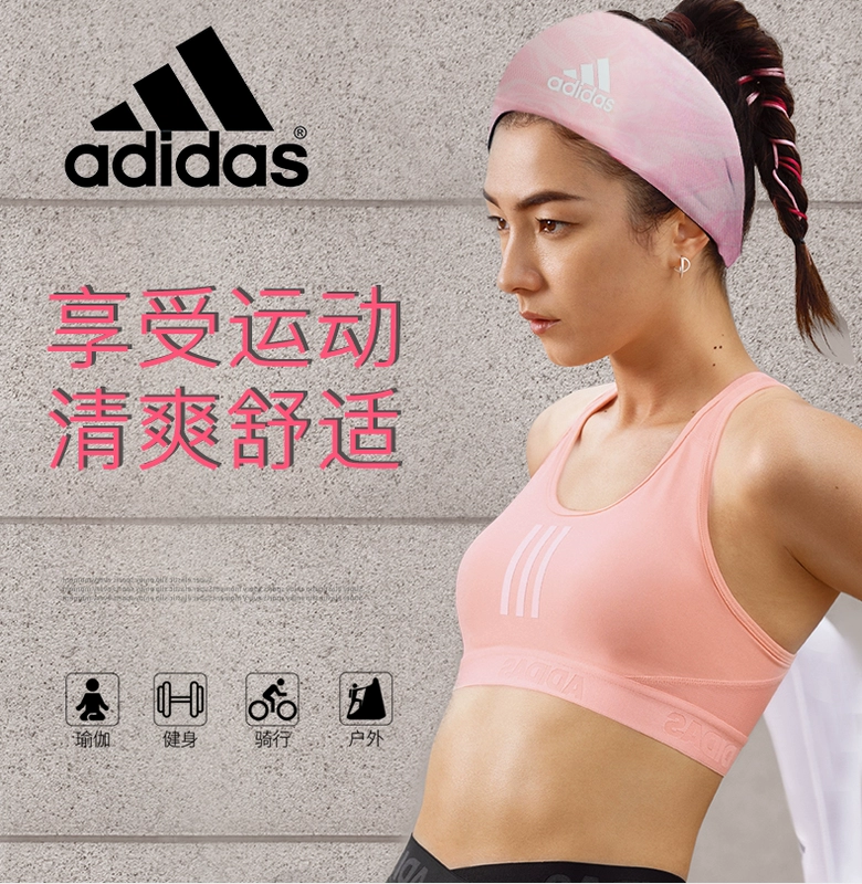 Adidas Adidas thể thao khăn xếp nữ thủy triều chạy yoga băng đô chống mồ hôi thắt lưng thoáng khí thấm mồ hôi băng đô nam 	bán banh bóng đá adidas	 	trái banh đá bóng	