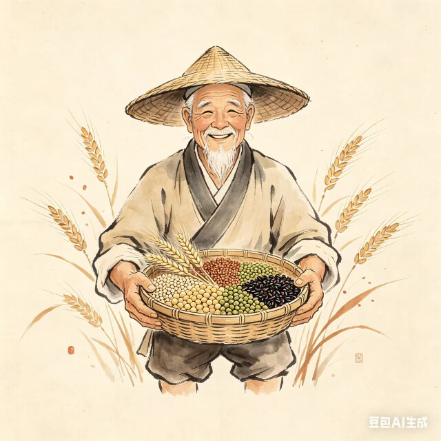 涵博农优特产店的LOGO