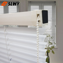 Punch-free bead aluminum alloy Louver Curtain household roller blind waterproof toilet bathroom kitchen Office