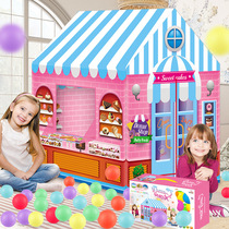 Childrens tent candy fire police game house house baby crawl