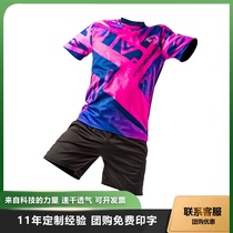 Mens and womens badminton sportswear new short-sleeved shorts quick-dry Pong tennis clothes summer suit custom printing