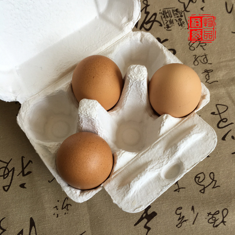 6 environmentally friendly egg toilet egg box paper plastic egg tray egg transport packaging box high - grade gift box