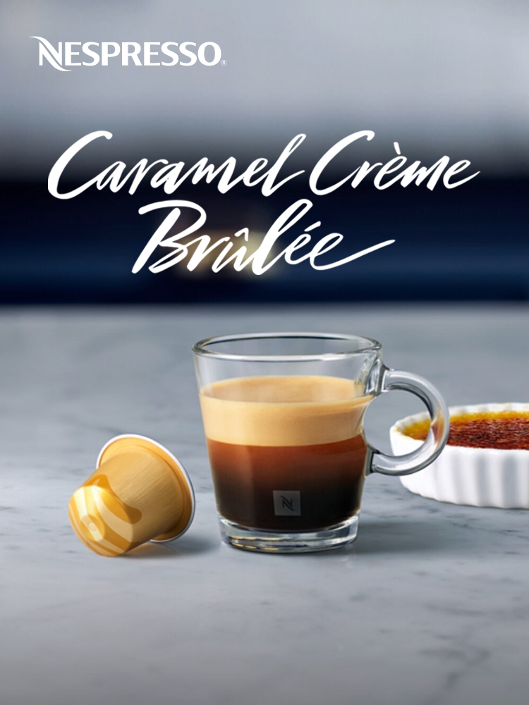 NESPRESSO capsule coffee Caramel Brie flavor imported Italian espresso