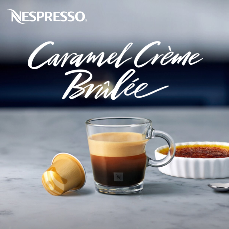Nespresso Capsule Coffee Caramel Bread flavor imported Italian concentrated black coffee 10 packages