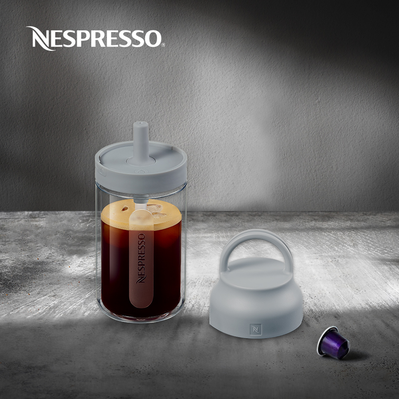NESPRESSO Nomad coffee bottle Transparent portable companion cup coffee cup 350ml