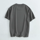 Тонкая шелковая базовая универсальная приятная телу футболка с коротким рукавом, круглый воротник