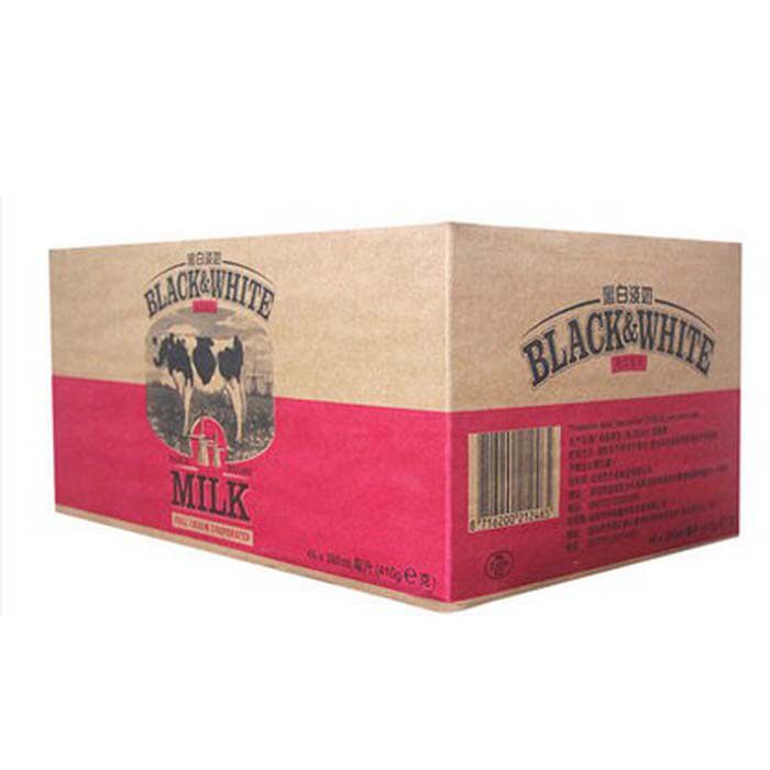 Holland black and white evaporated milk whole box 400g * 48 cans small package full fat evaporated milk condensed milk cake milk tea shop