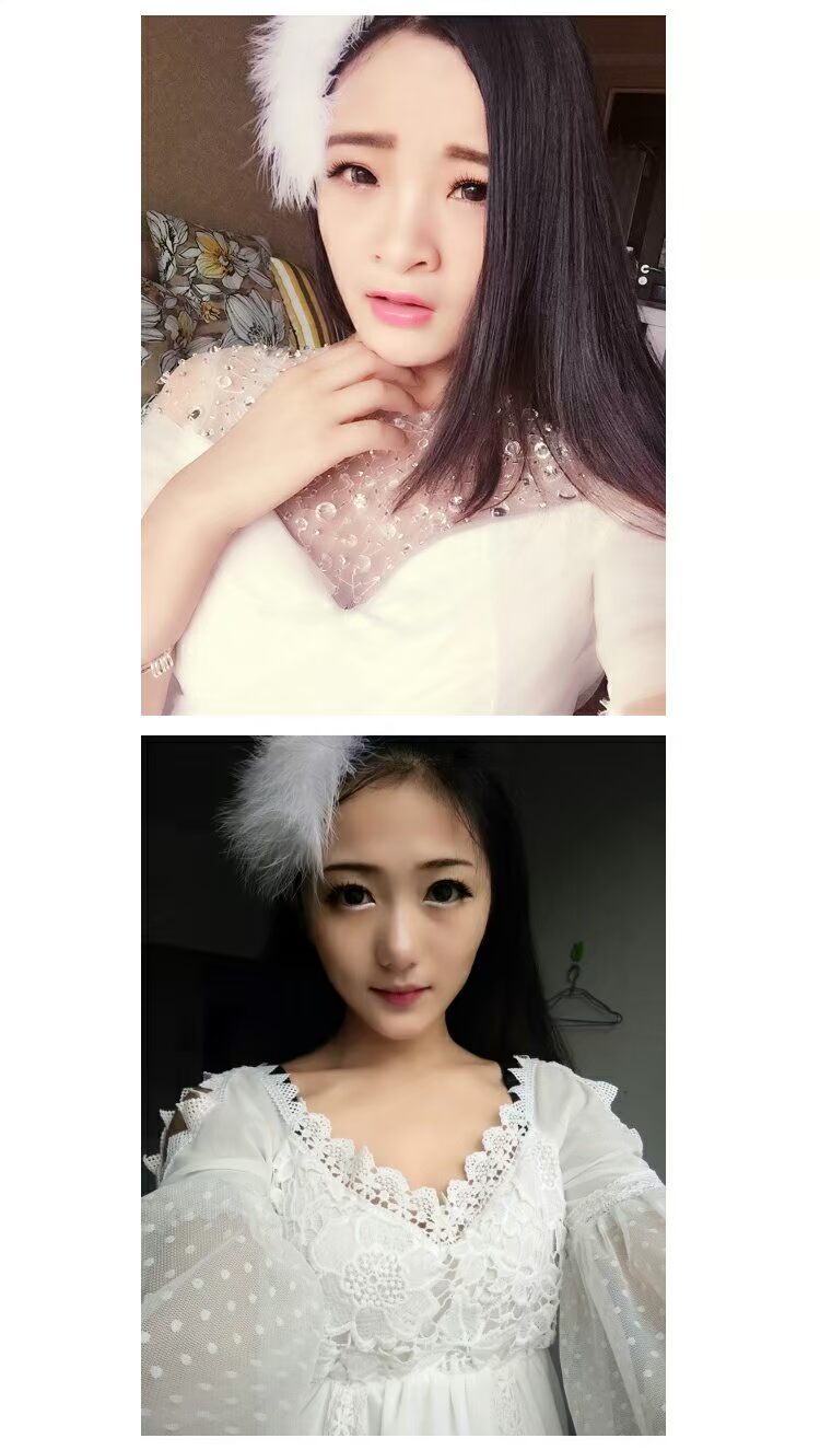 Châu Âu và Mỹ mơ cổ tích trắng đà điểu lông lông kẹp tóc nữ neo mới vương miện hoa trang sức tóc retro Sen nữ kẹp tóc sau